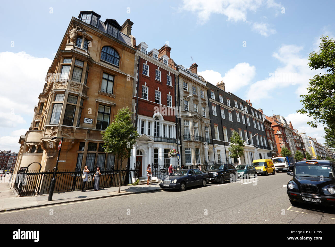 Harley Street London England UK Banque D'Images