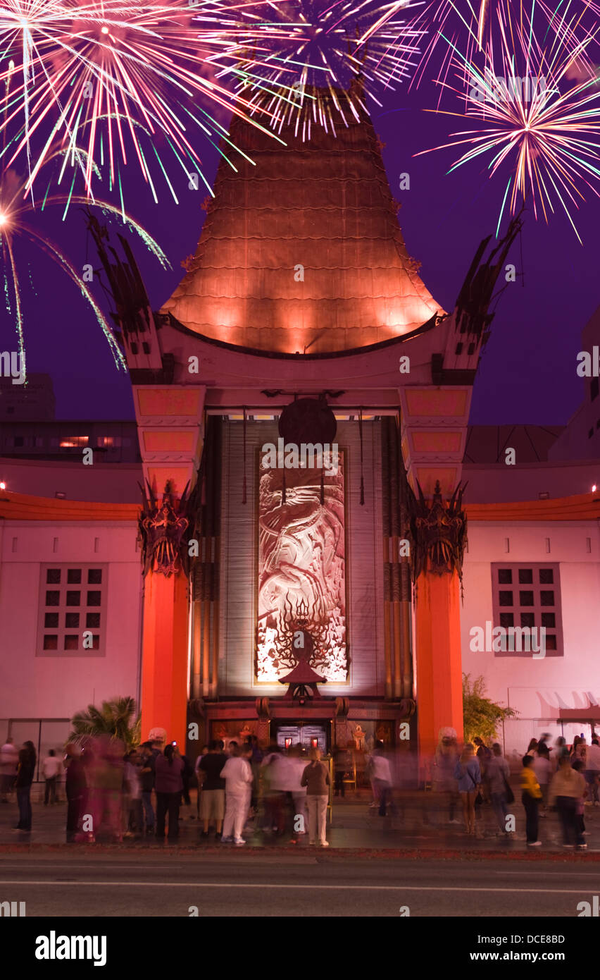 Théâtre chinois de Grauman (©MAYER & Holler 1927 / BEHR NAVIGATEURS 2000) WALK OF FAME DE HOLLYWOOD BOULEVARD LOS ANGELES CALIFORNIA USA Banque D'Images