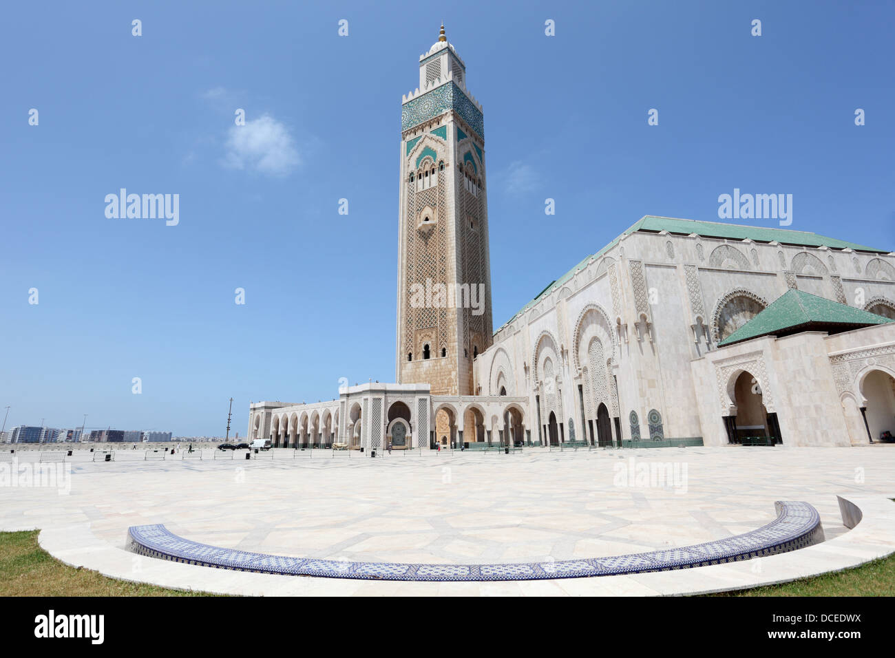 Grande Mosquée Hassan II à Casablanca, Maroc Banque D'Images