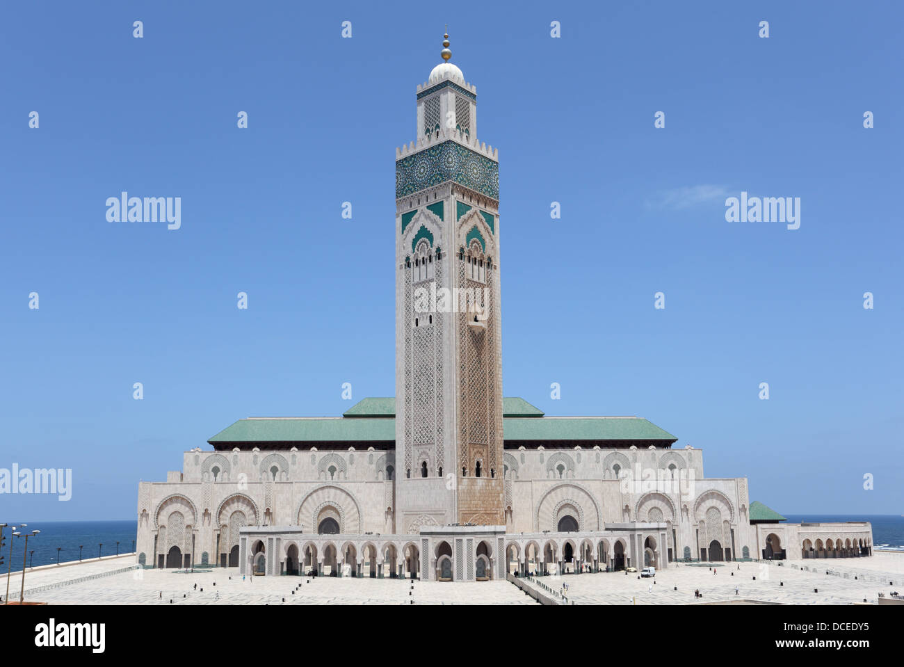 Grande Mosquée Hassan II à Casablanca, Maroc Banque D'Images