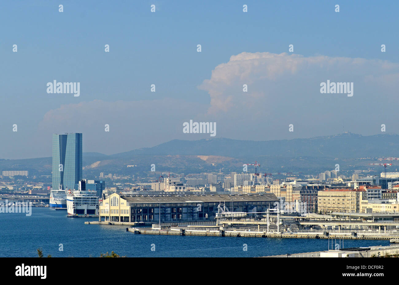 Port Marseille Bouches-du-Rhône Côte d'Azur France Banque D'Images