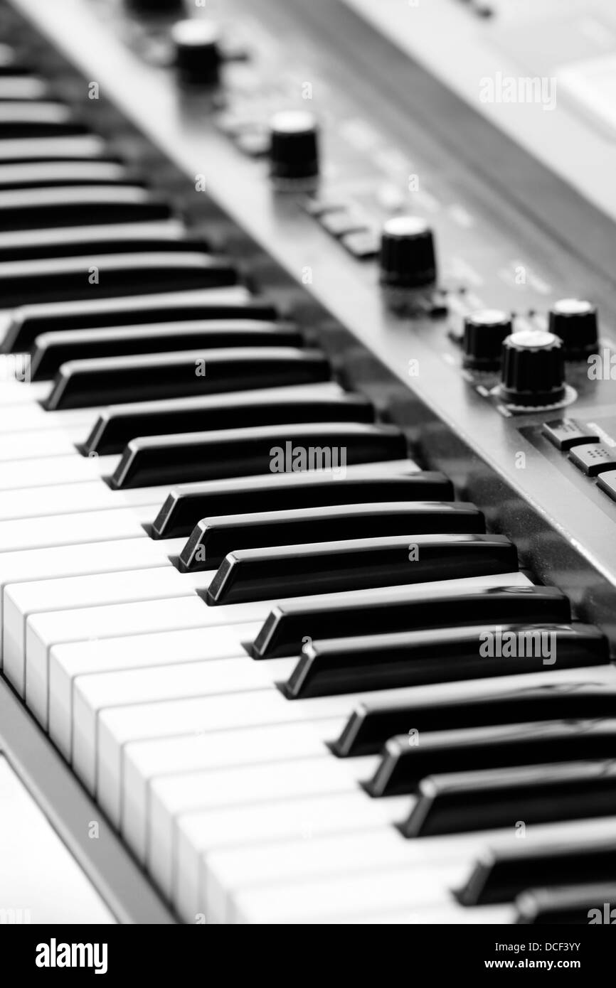 Piano électrique Banque D'Images