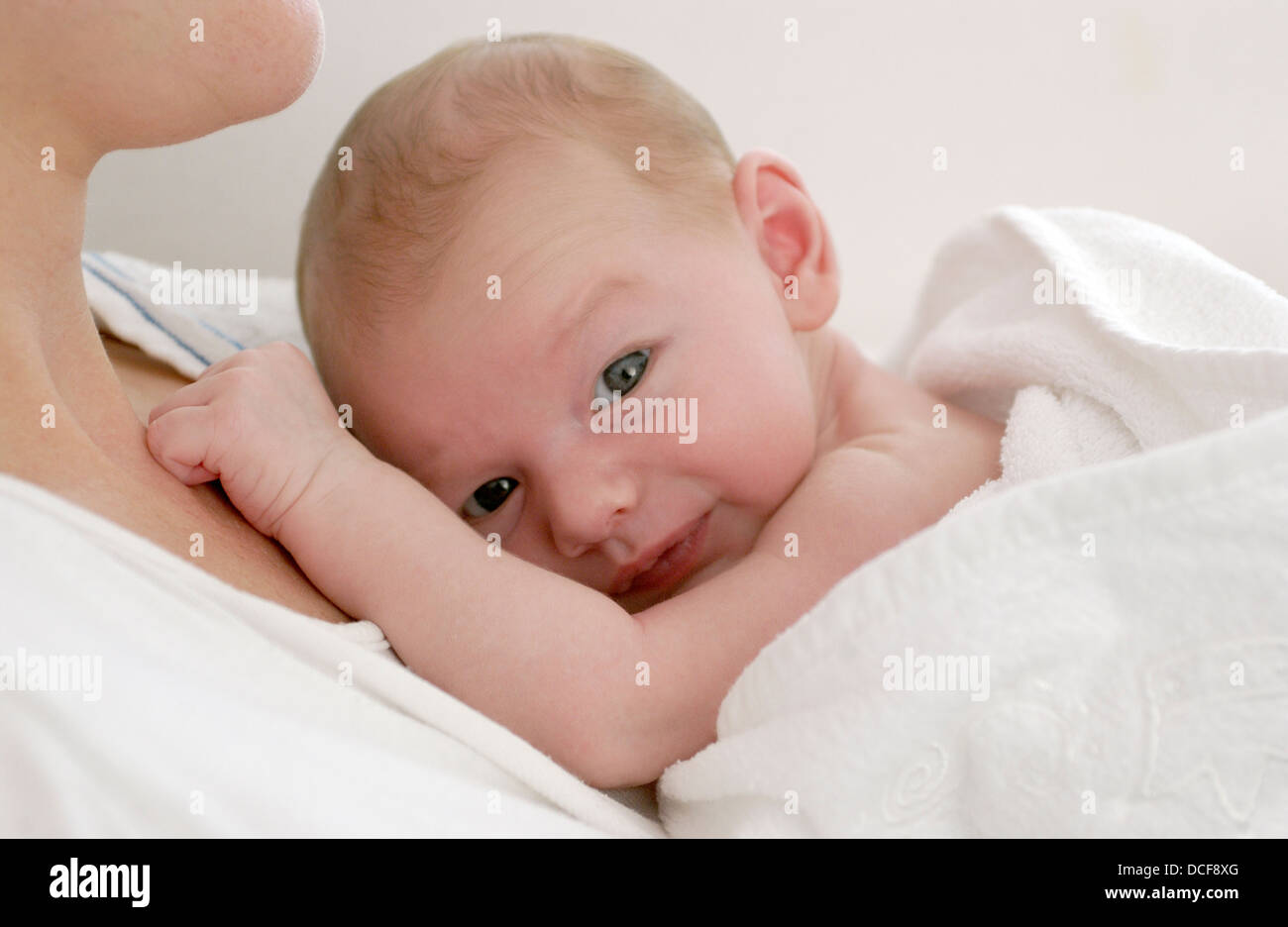 Newborn baby boy Banque D'Images