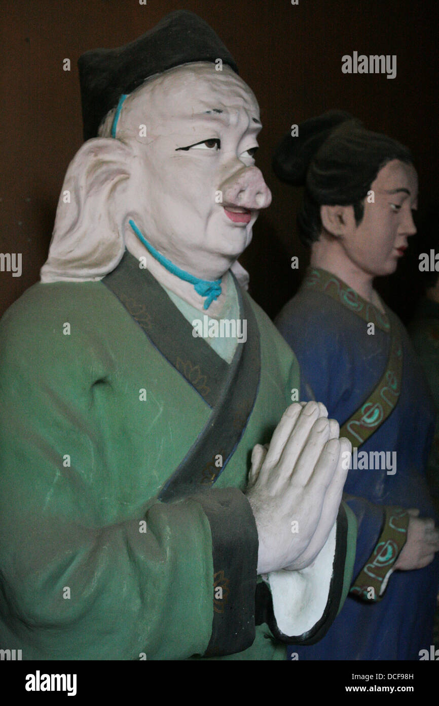 Des monstres dans les départements de l'enfer, Dongyue Temple, Beijing Banque D'Images