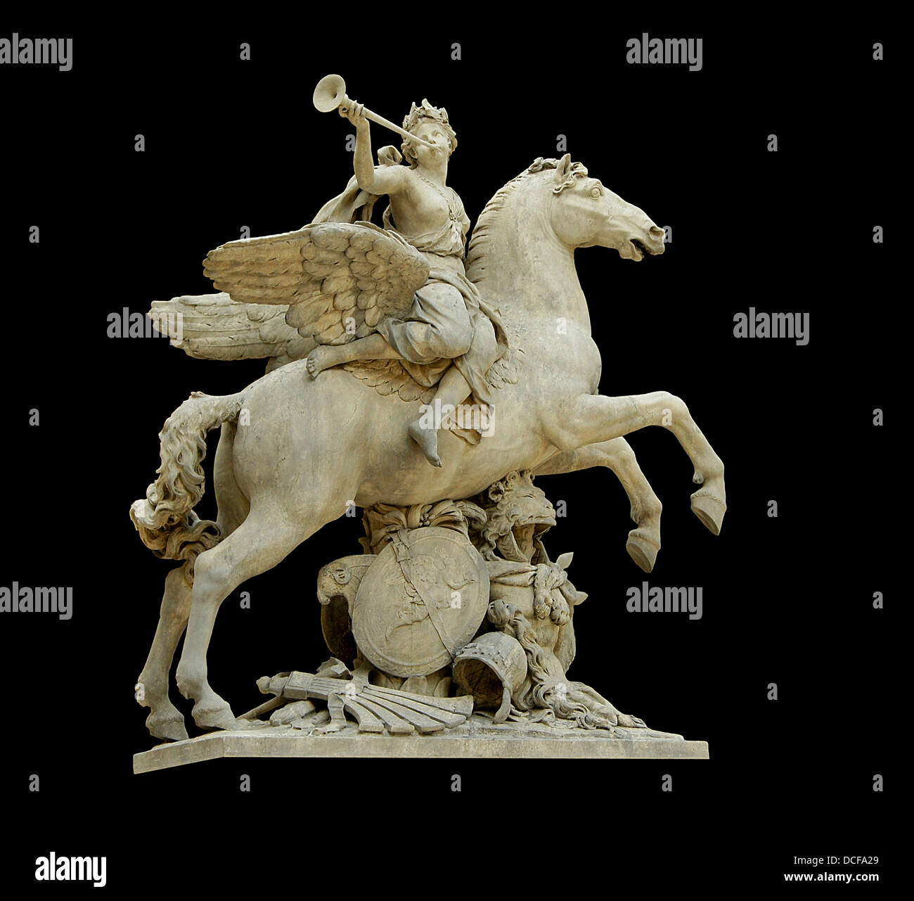 L'(King's) fame équitation Pegasus. Banque D'Images