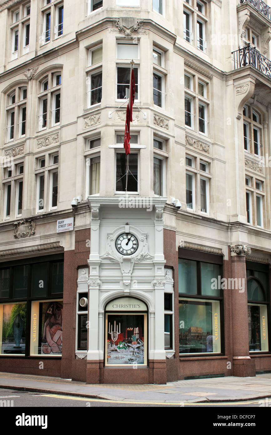 Christies Londres Angleterre Royaume-uni Banque D'Images