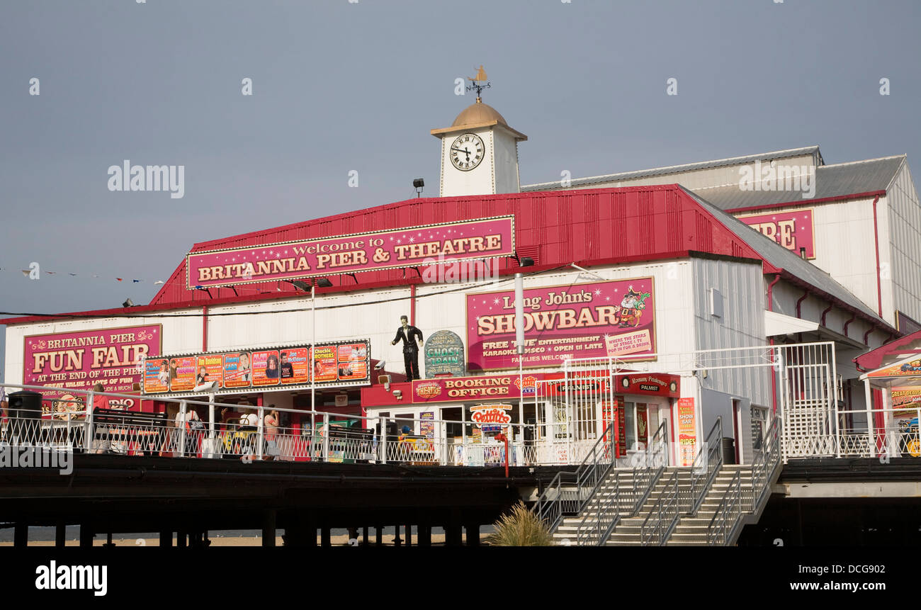 Brittania pier theatre Great Yarmouth, Norfolk, Angleterre Banque D'Images