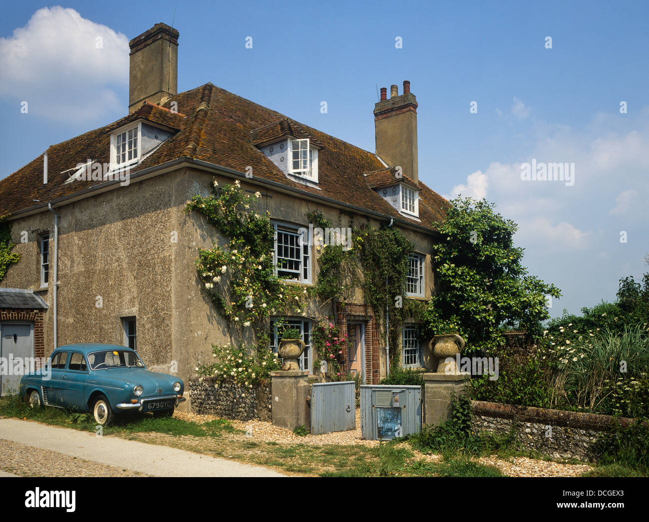 Charleston Farmhouse, Firle près de Lewes, East Sussex. L'Angleterre. UK Banque D'Images