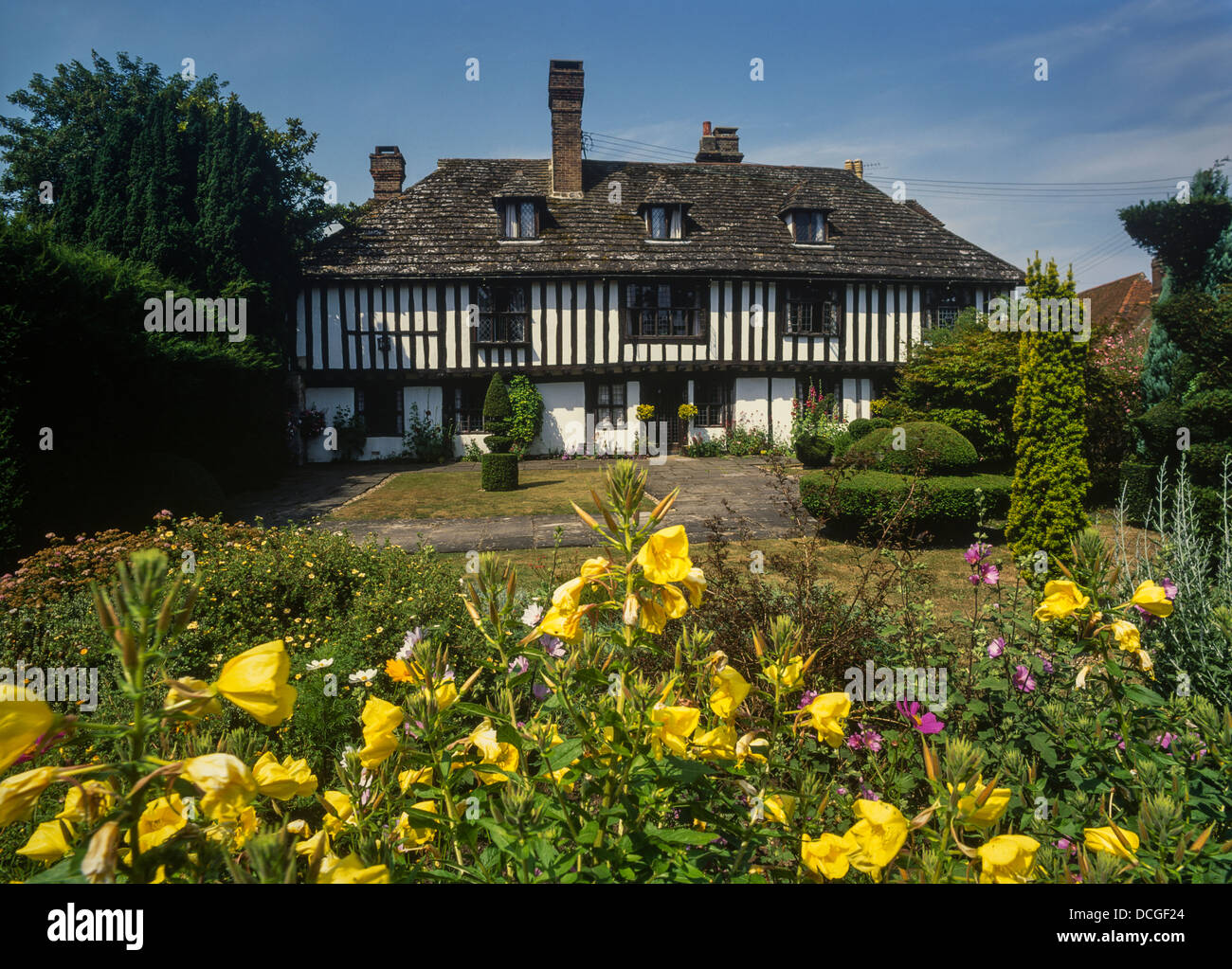 St Mary's House and gardens, Gallician, West Sussex, Angleterre. UK. L'Europe Banque D'Images