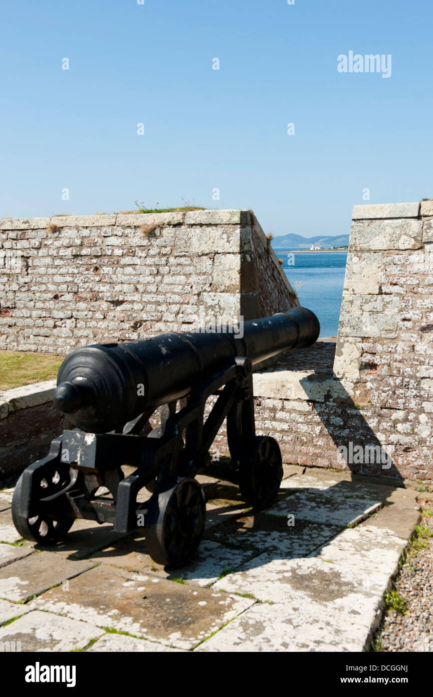 Cannon, fort George Banque D'Images