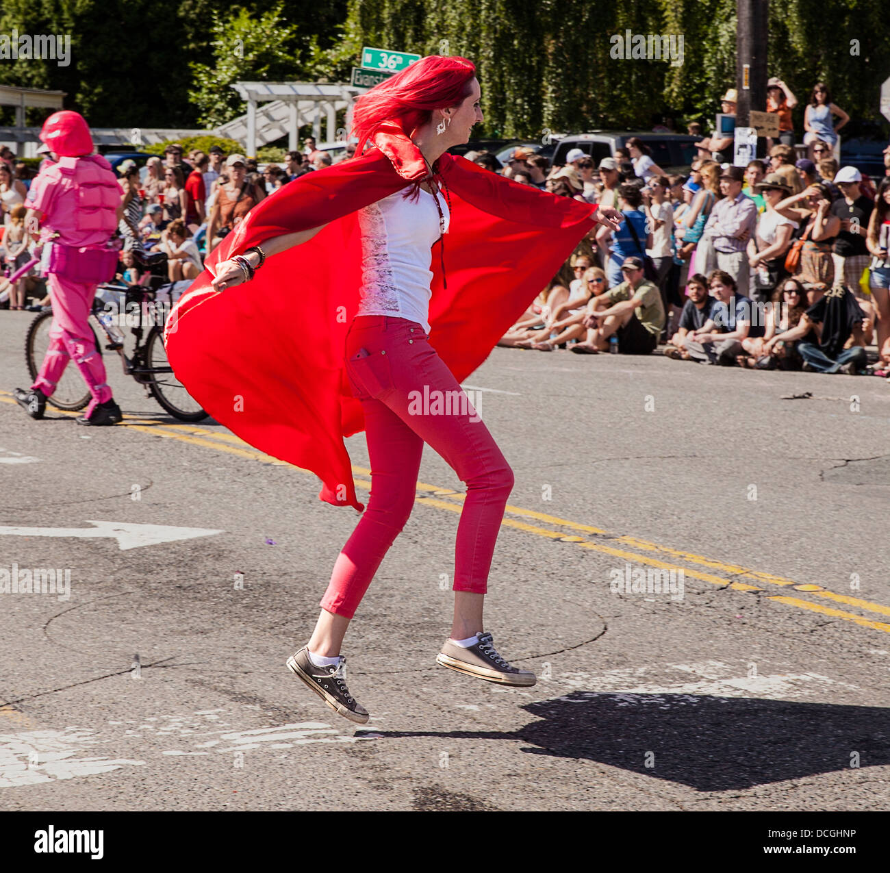 Annual fremont solstice parade seattle Banque de photographies et d