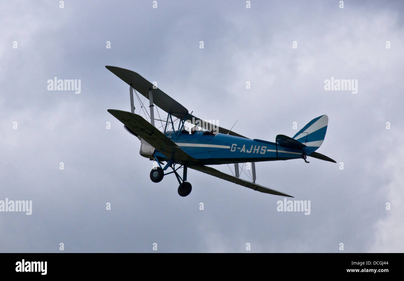 Le De Havilland moth club 28e Rallye international Banque D'Images