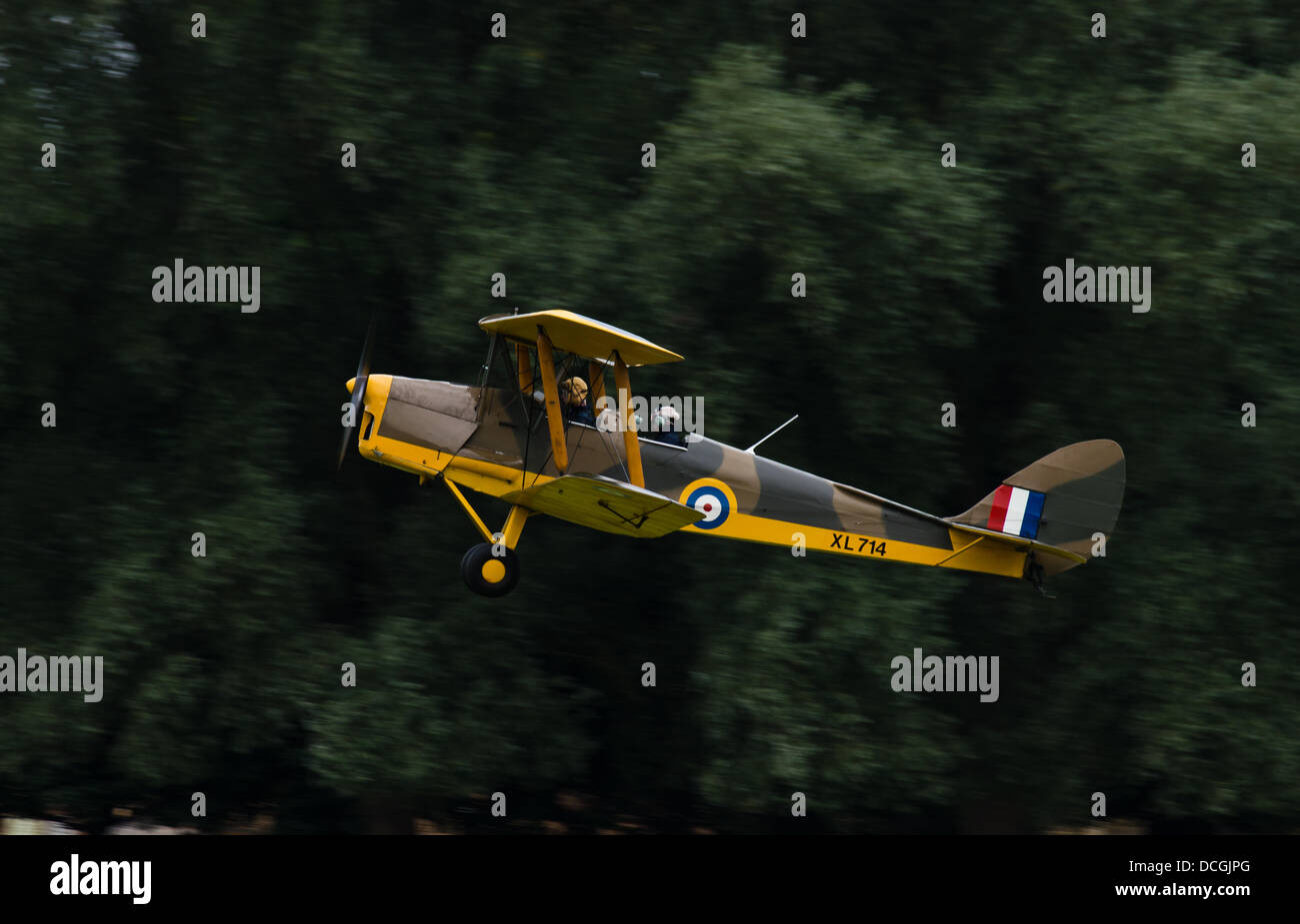 Le De Havilland moth club 28e Rallye international Banque D'Images