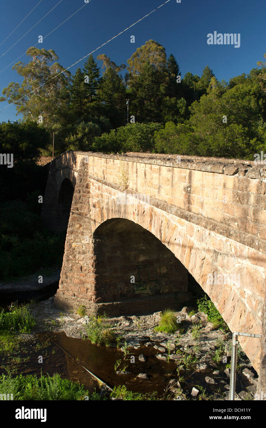 Vieux pont historique de la vallée de Napa Banque D'Images