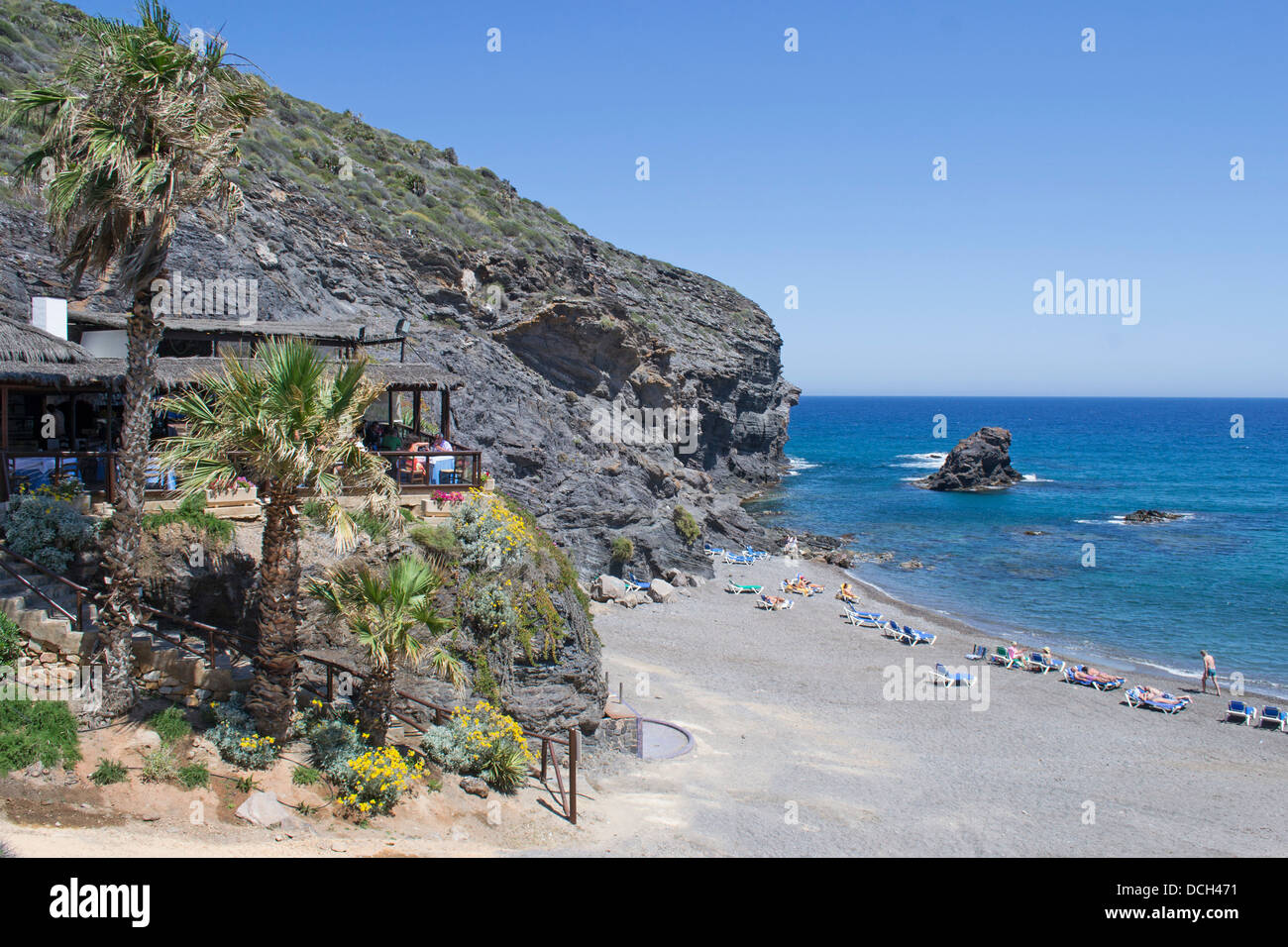 Restaurant La Cala, La Manga Club Resort, Costa Blanca, Espagne Banque D'Images