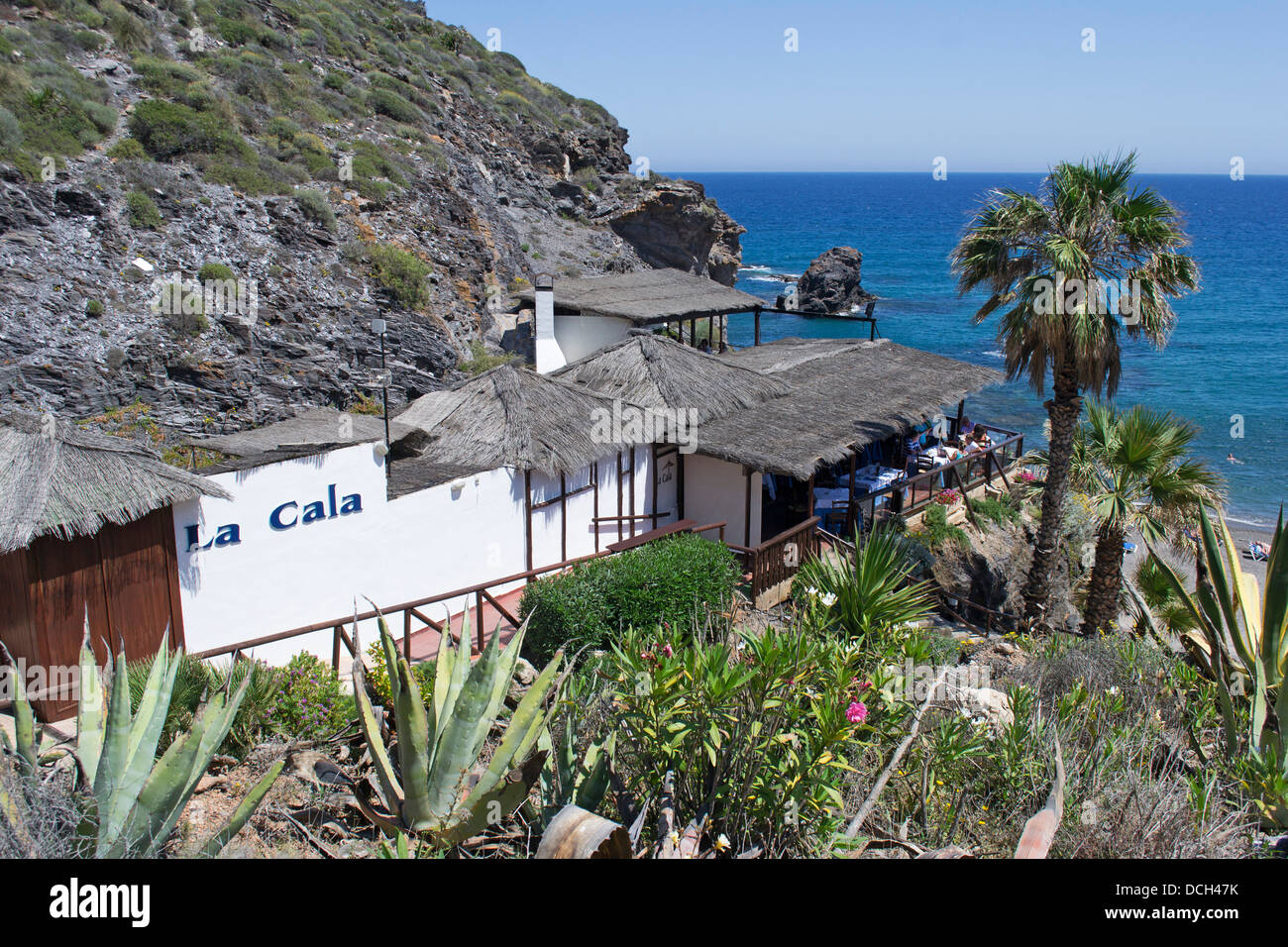 Restaurant La Cala, La Manga Club Resort, Costa Blanca, Espagne Banque D'Images