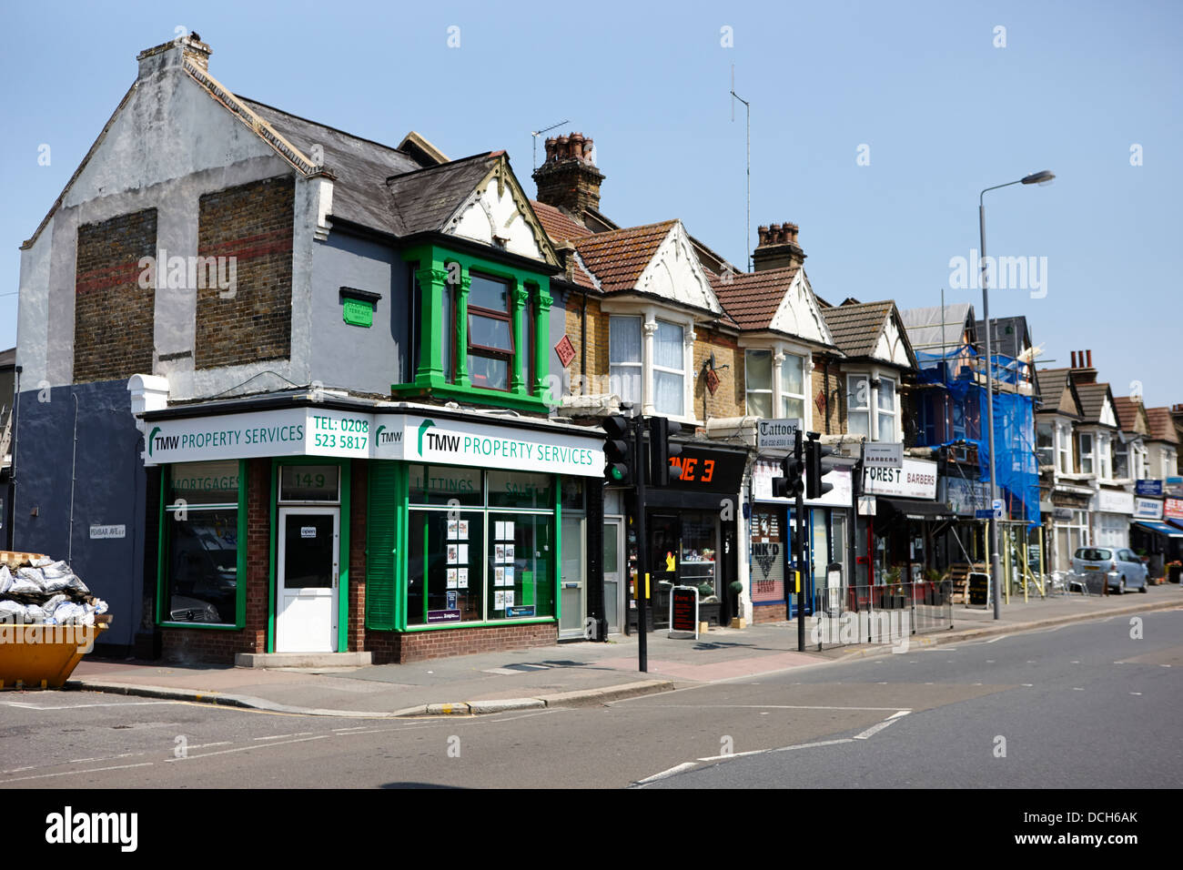 Brighton terrasse construite en 1900 forest road walthamstow e17 London England UK Banque D'Images