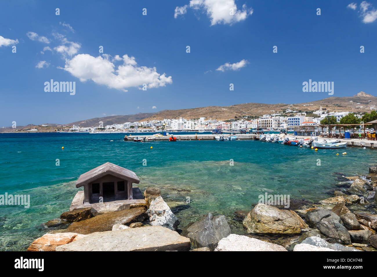 À l'île de Tinos, Grèce Banque D'Images