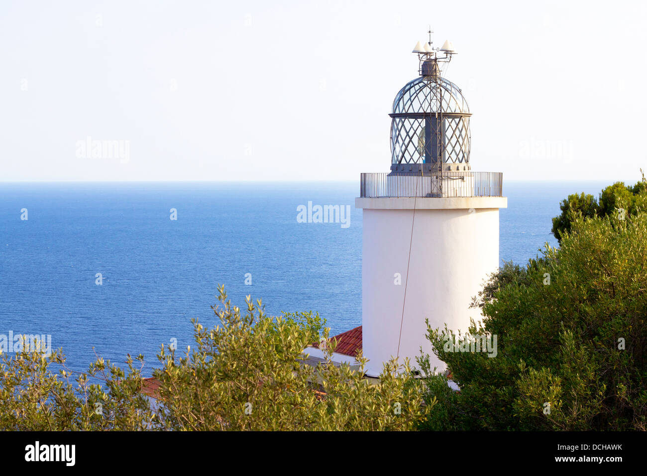 Phare de Sant Sebastià à Palafrugell, Catalogne (Espagne) Banque D'Images