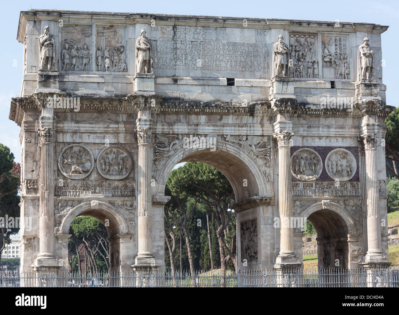 L'Arc de Constantin, Rome, Italie Banque D'Images