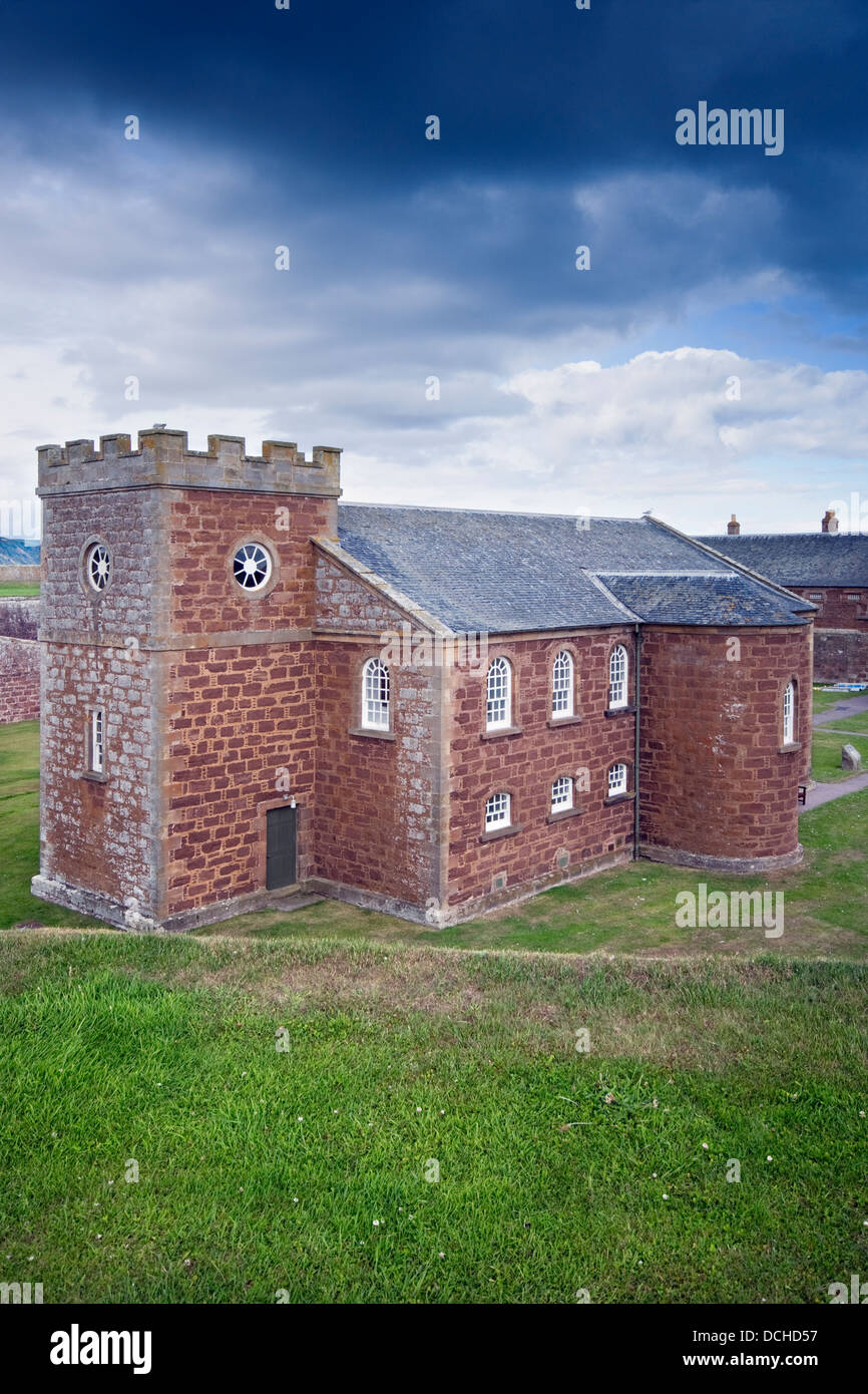 Chapelle au fort George, Ardersier, près d'Inverness, Écosse, Royaume-Uni Banque D'Images