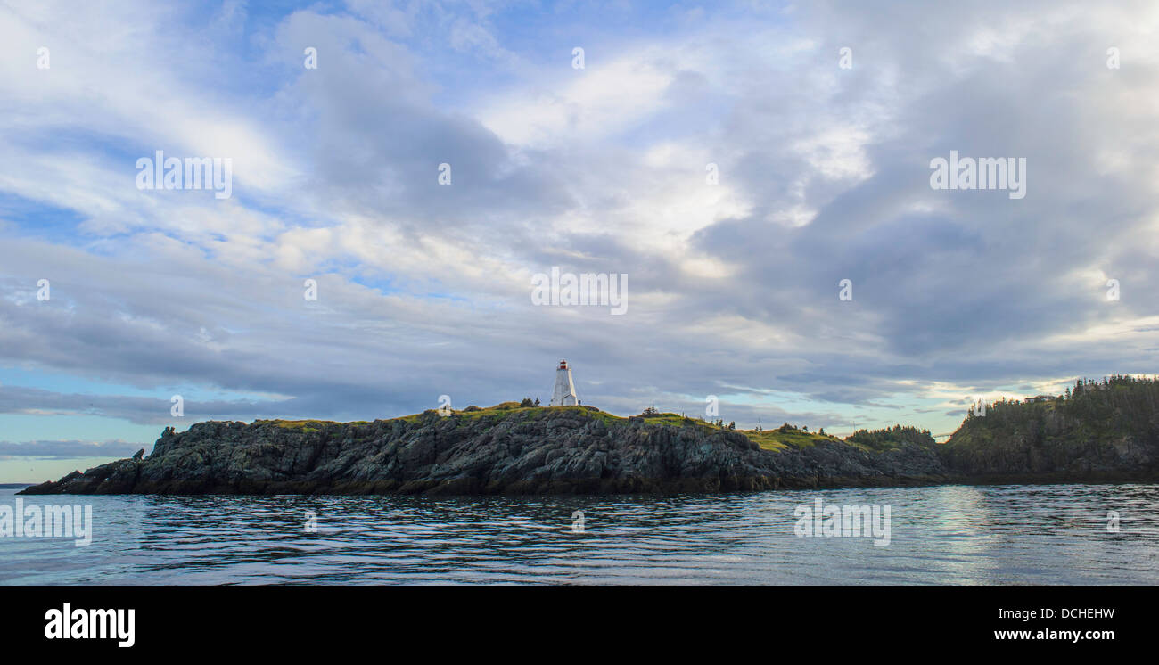 Phare Swallowtail Grand Manan au Nouveau-Brunswick Banque D'Images