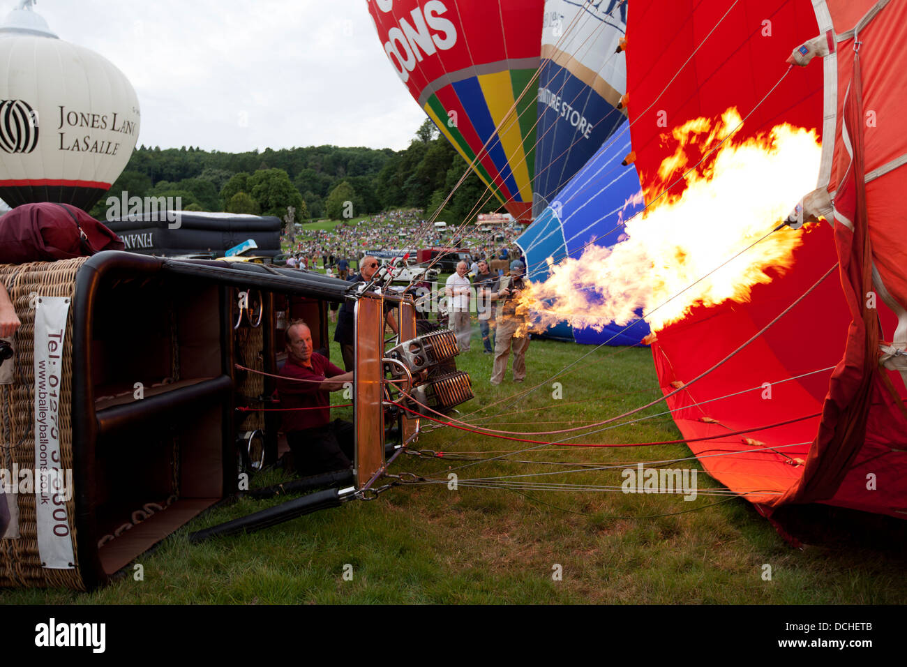 35e Bristol International Balloon Fiesta. Bristol, Angleterre, Royaume-Uni. Banque D'Images
