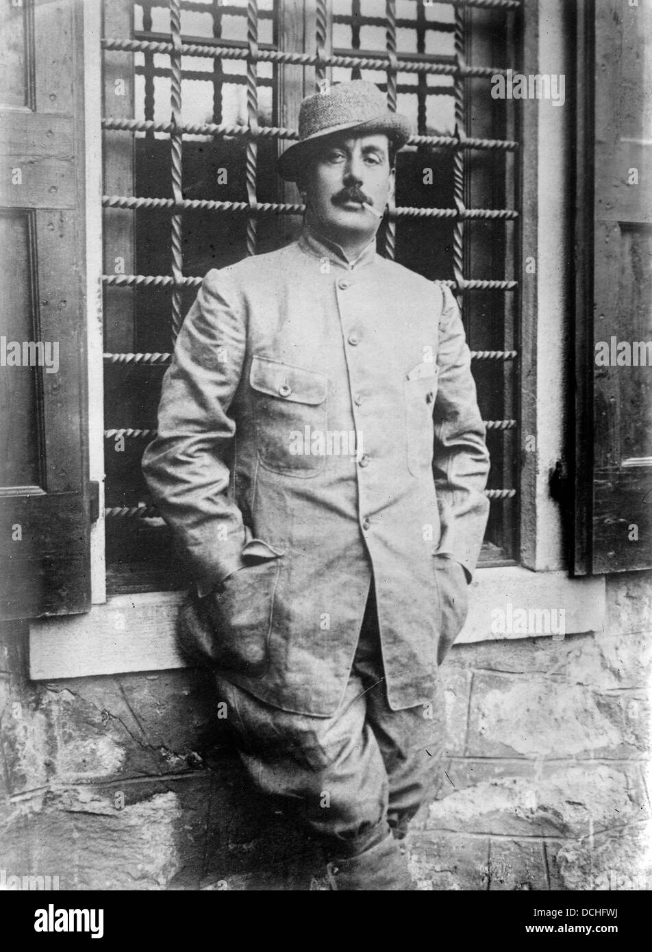 Giacomo Puccini, compositeur italien Banque D'Images