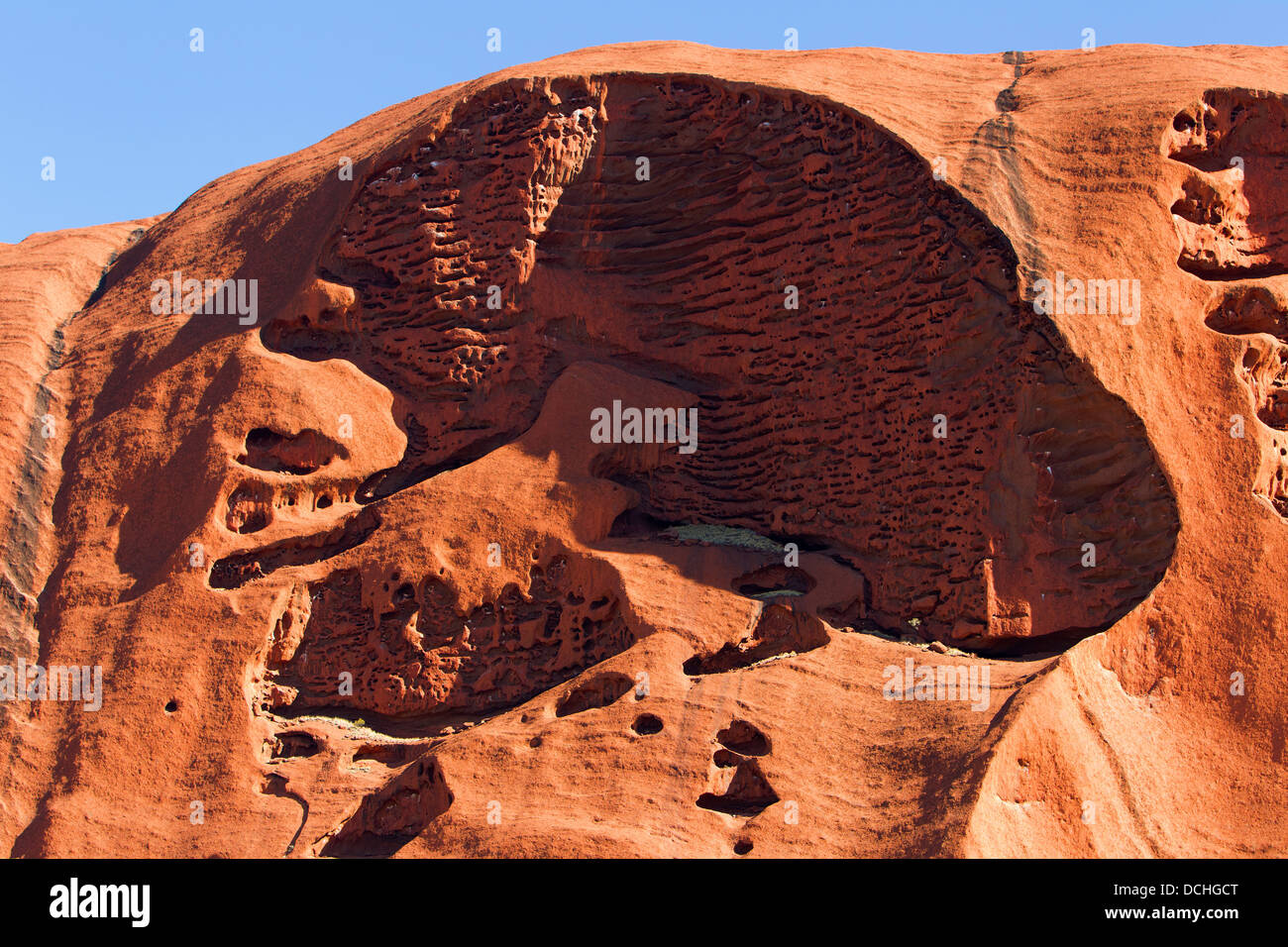 Ayers Rock au centre de l'Australie Territoire du Nord Banque D'Images
