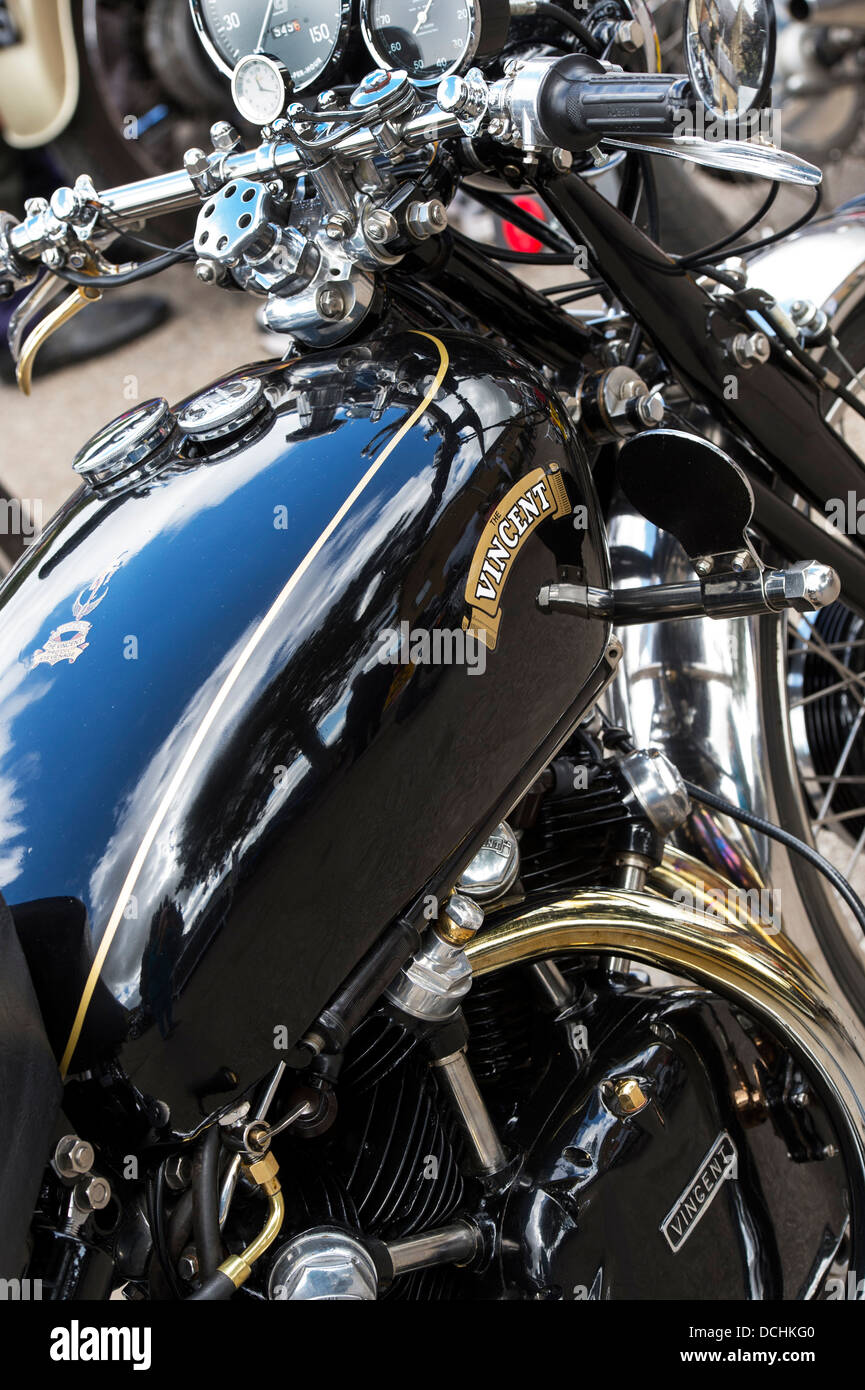 Vincent HRD Vintage moto. Classic british bike Banque D'Images