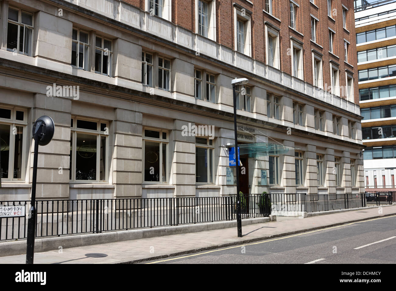 La London Silver Vaults England UK Banque D'Images