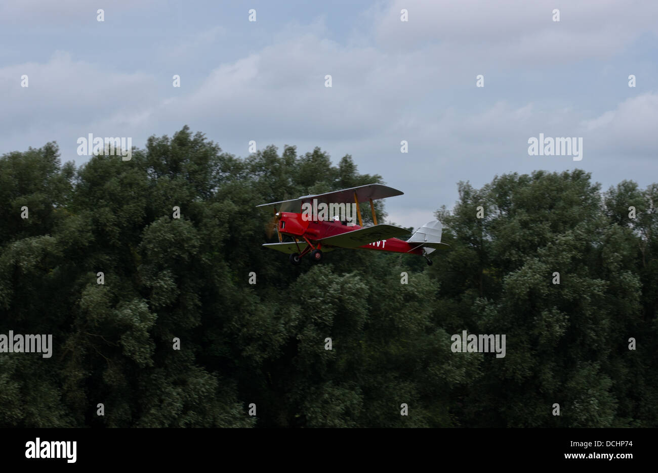 Le De Havilland moth club 28e Rallye international Banque D'Images