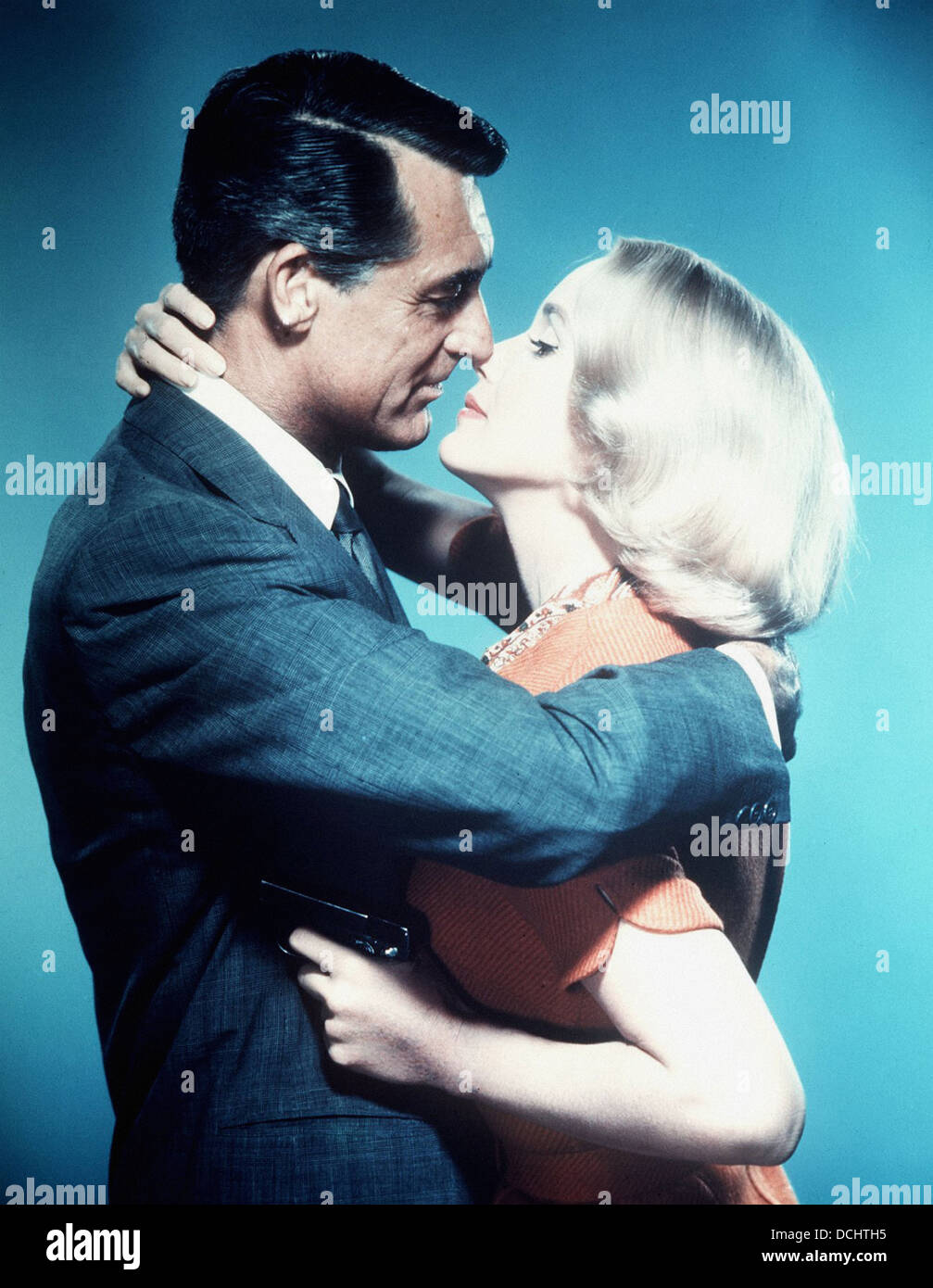 NORTH BY NORTHWEST Cary Grant, Eva Marie Saint, MGM 1959. Réalisé par Alfred Hitchcock. Banque D'Images