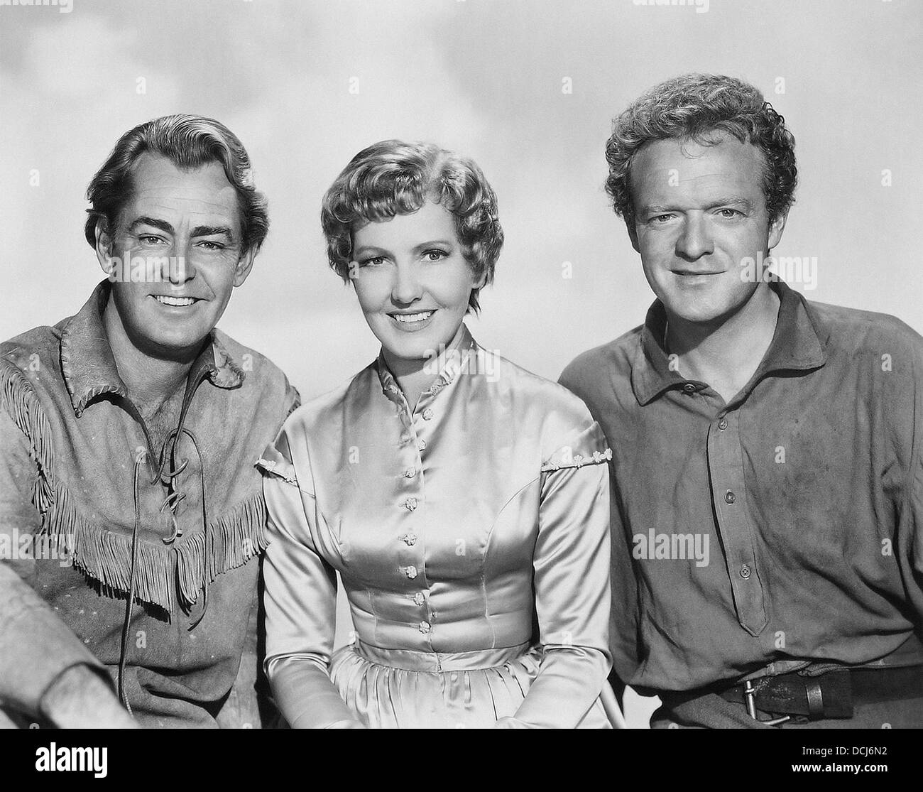 SHANE - Alan Ladd, Jean Arthur, Van Heflin - réalisé par George Stevens - Paramount, 1953. Banque D'Images