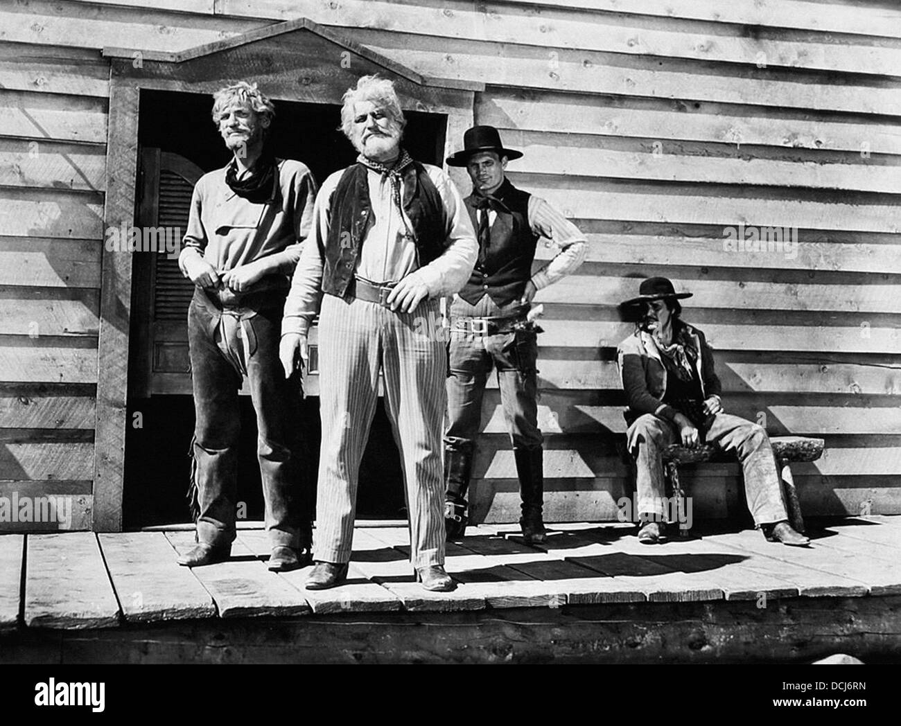 SHANE - Alan Ladd, Jean Arthur, Van Heflin - réalisé par George Stevens - Paramount, 1953. Banque D'Images