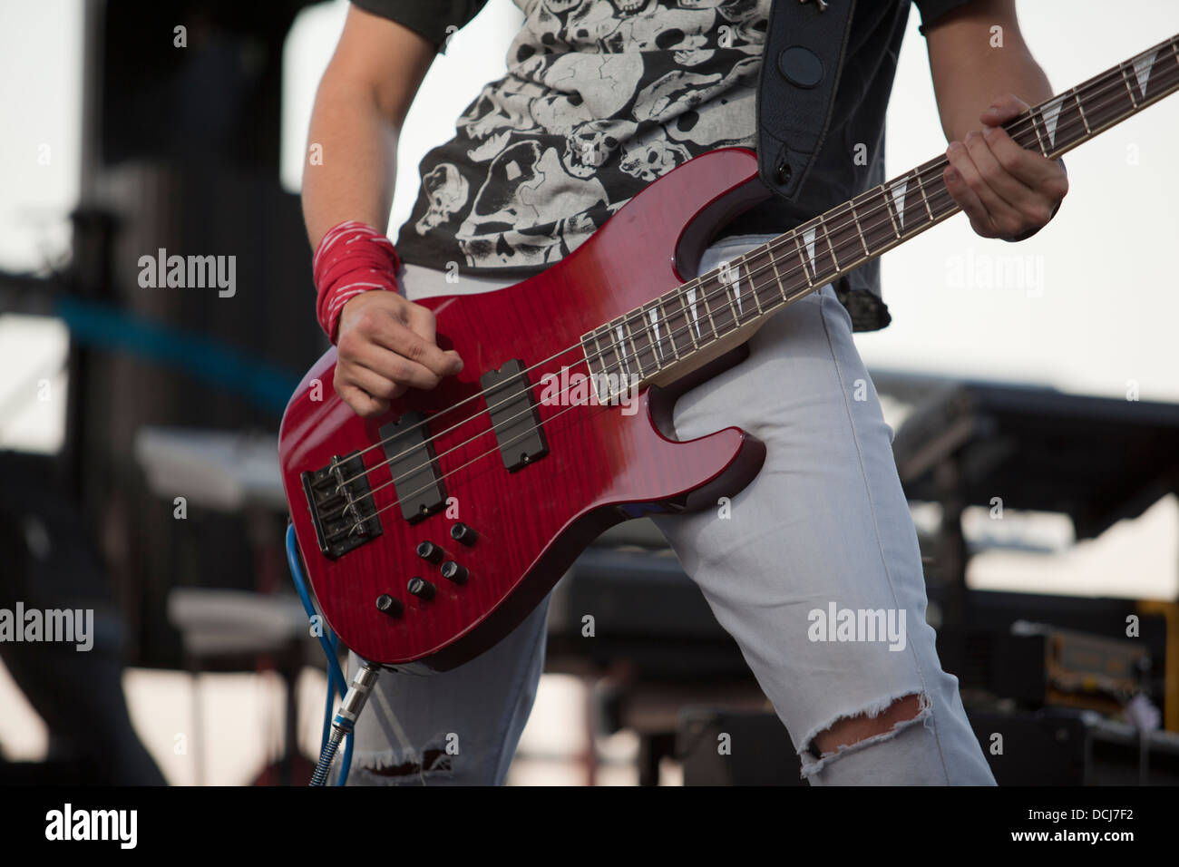 guitariste Banque D'Images