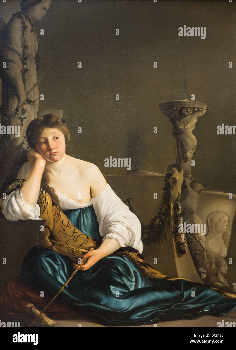 17e siècle - La Medea désabusé ('l'Enchanteresse') - Paulus Bor (1640) Huile sur toile Banque D'Images