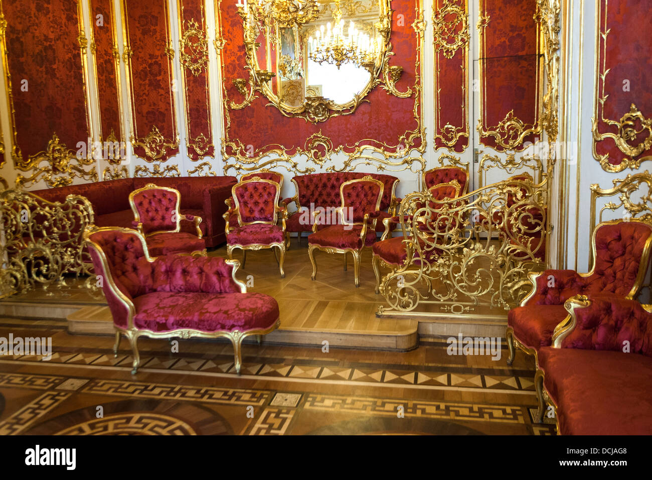 Oeuvres originales,intérieur Mobilier et décor d'architecture. L'ermitage St Petersburg Russia Banque D'Images