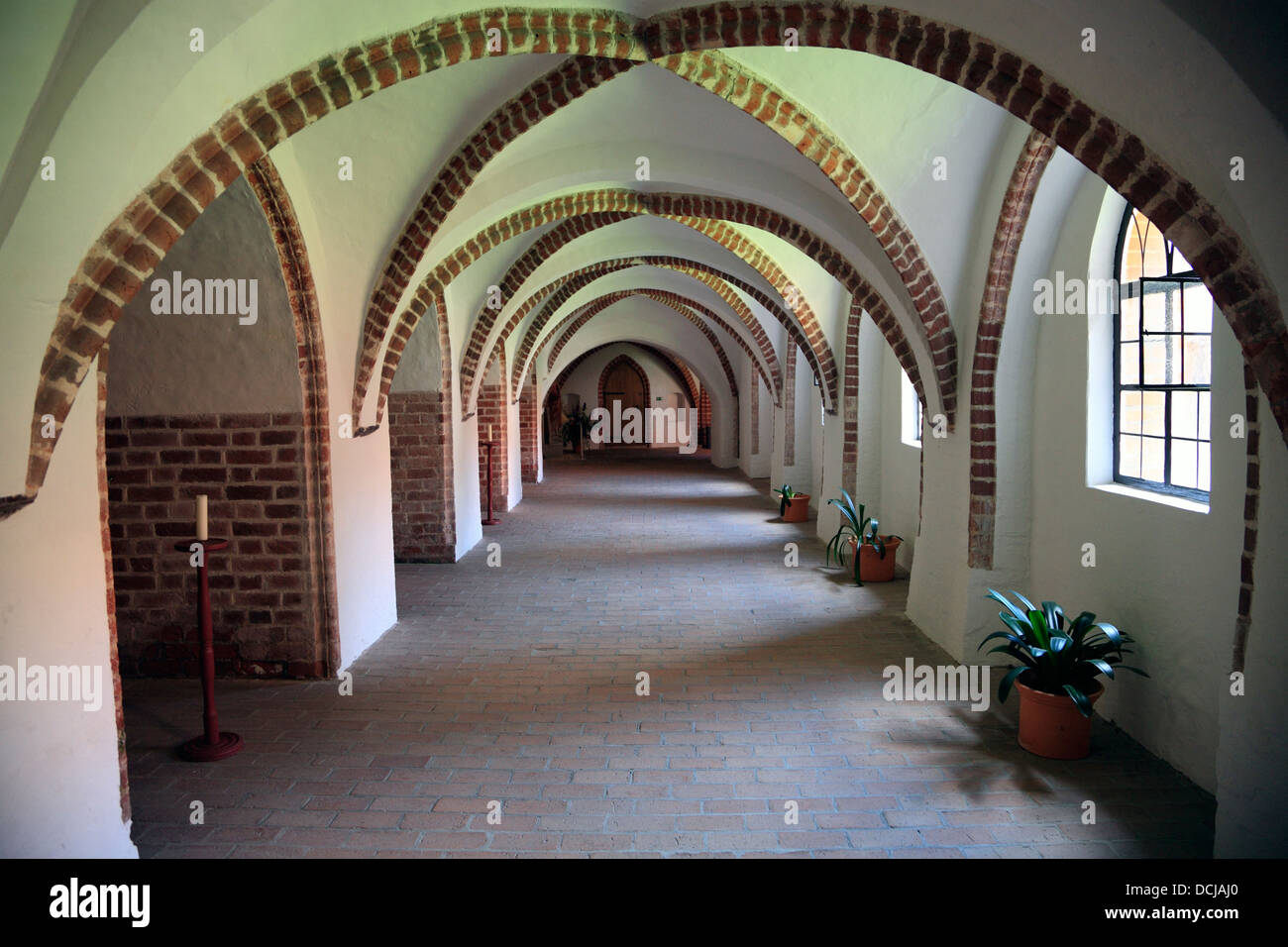 Wienhausen monastère près de celle, Lueneburger Heide, Basse-Saxe, Allemagne Banque D'Images