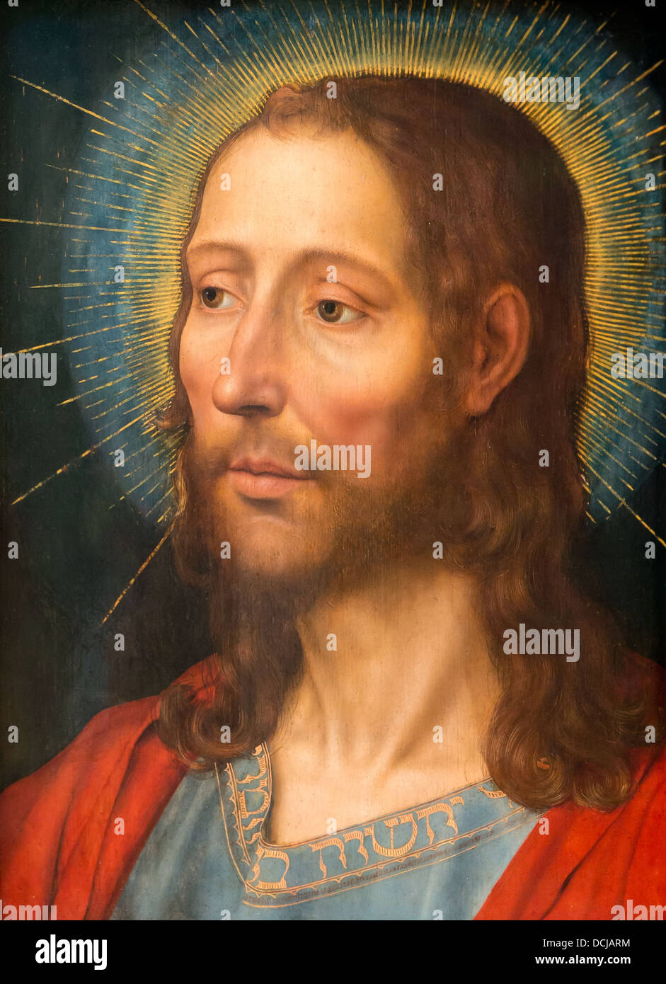 16e siècle - le Christ - Quentin Metsys (1529) - Metropolitan Museum of Art - New York Huile sur bois Banque D'Images