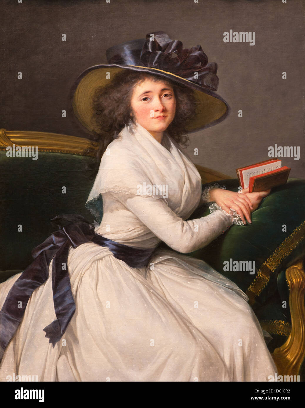 18e siècle - Comtesse de la Châtre, plus tard Marquise de Jaucourt, 1789 - Elisabeth Louise Vigée le Brun Philippe Sauvan-Magnet Banque D'Images