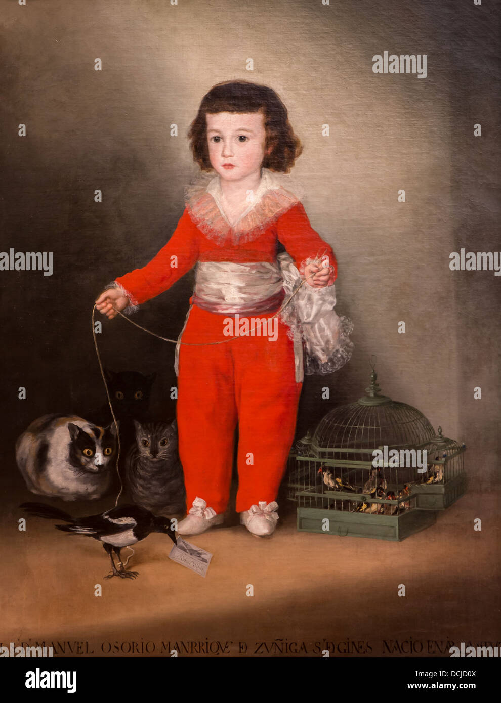 18e siècle - Manuel Osorto Manrique de Zuniga, 1787 - Goya Philippe Sauvan-Magnet / Active Museum Banque D'Images