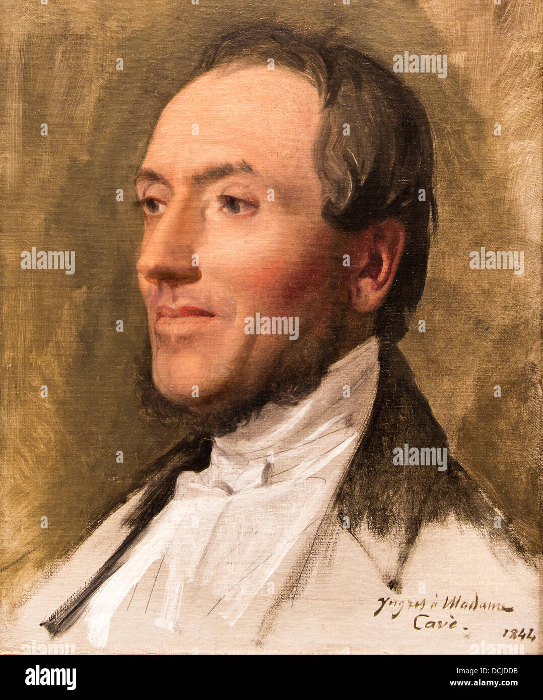 19e siècle - Edmond Cavé, 1844 - Jean-Auguste-Dominique Ingres Philippe Sauvan-Magnet / Active Museum Banque D'Images