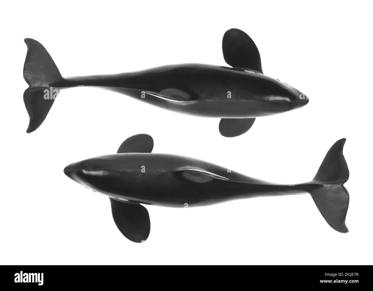 Baleines de jouet Banque D'Images