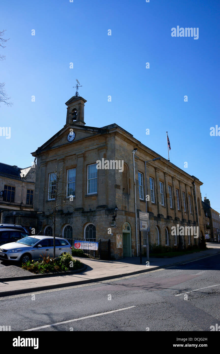 Hôtel de Ville de Chipping Norton, Oxfordshire, Angleterre. Banque D'Images