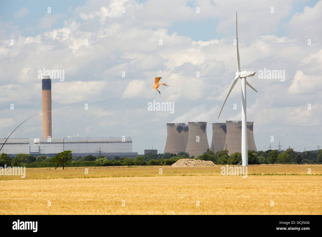 Drax power station dans le Yorkshire, est le plus grand émetteur de C02 en Europe Banque D'Images