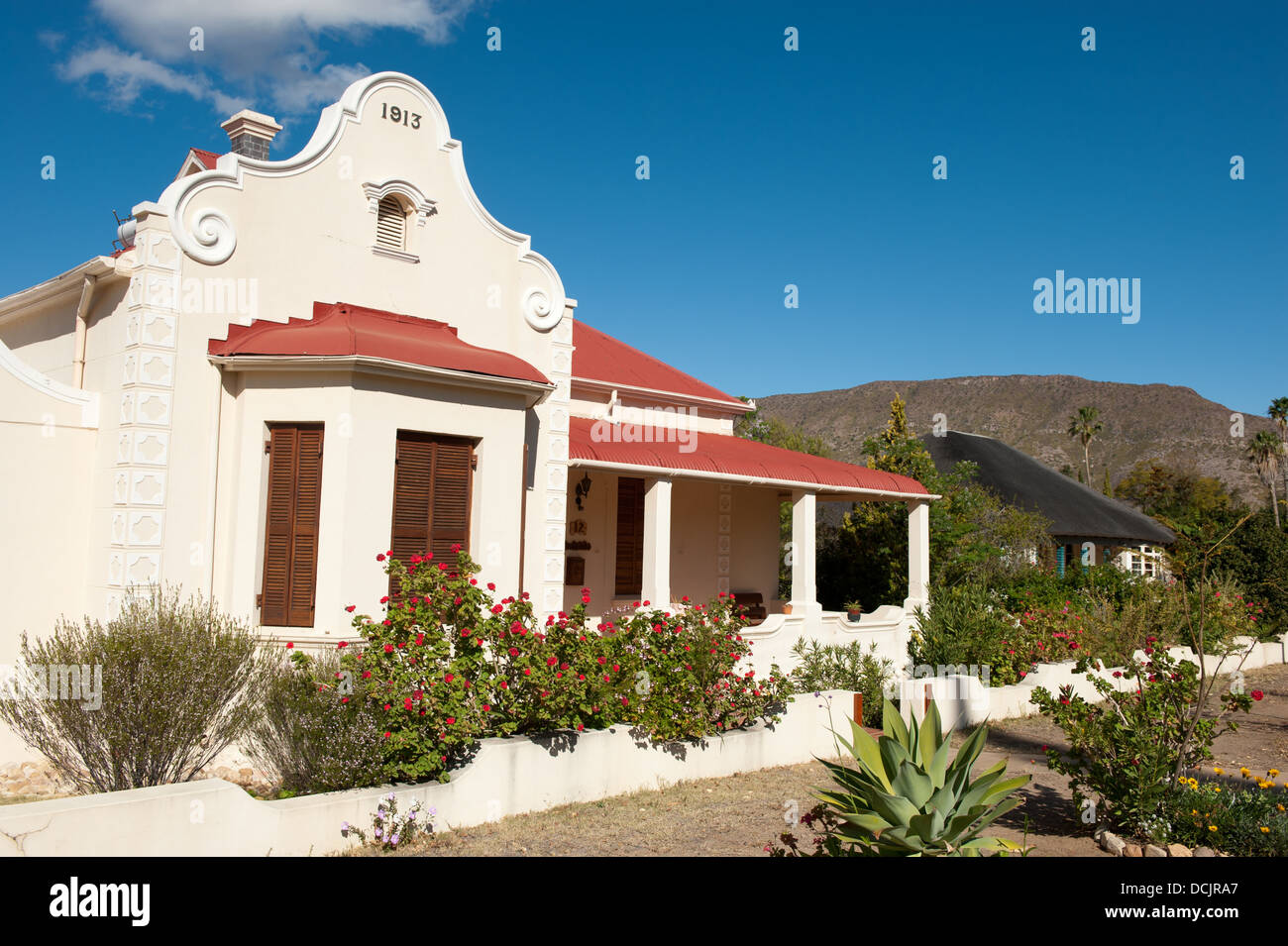 Cape Dutch House, Prince Albert, Afrique du Sud Banque D'Images