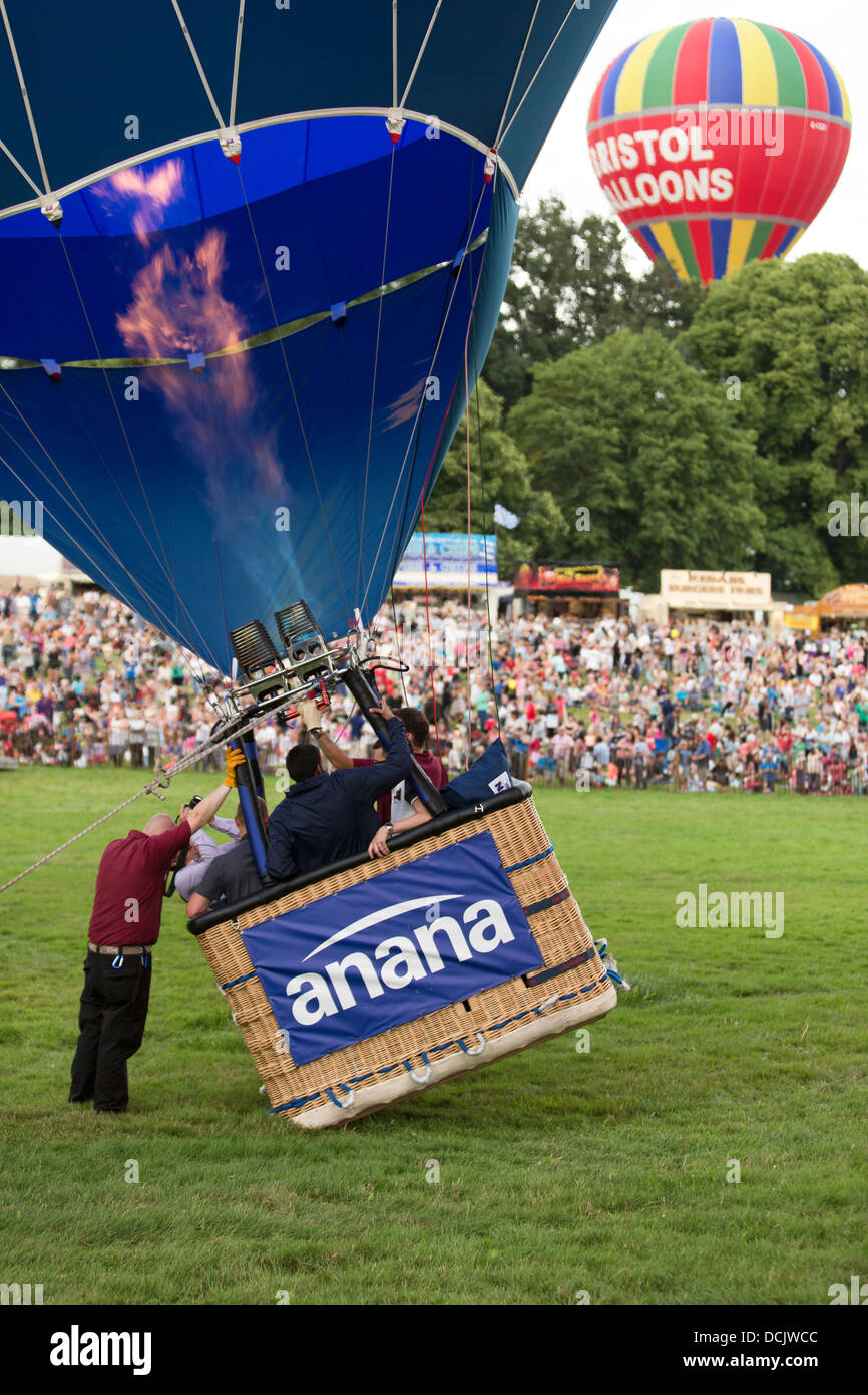 35e Bristol International Balloon Fiesta. Bristol, Angleterre, Royaume-Uni. Banque D'Images