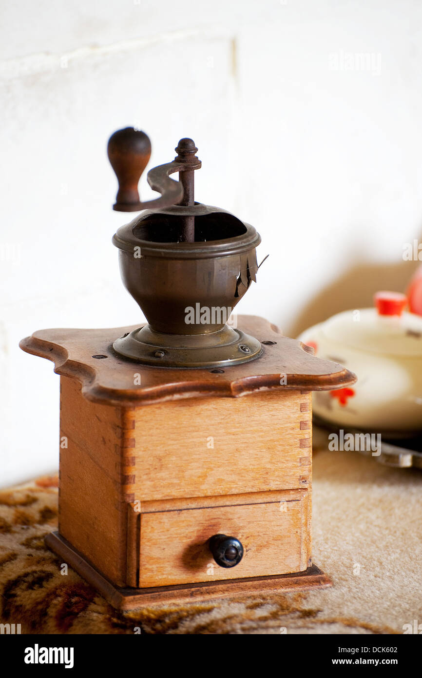 Le café Old Dutch cruncher Banque D'Images