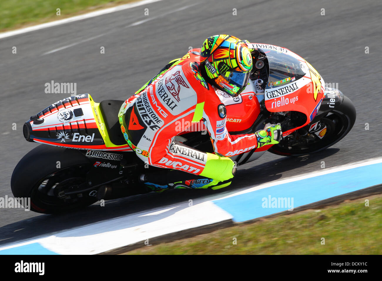 Championnat du Monde Moto GP. Round16.Phillip Island.L'Australie. 14.10.11  - # 46 Valentino Rossi (ITA)